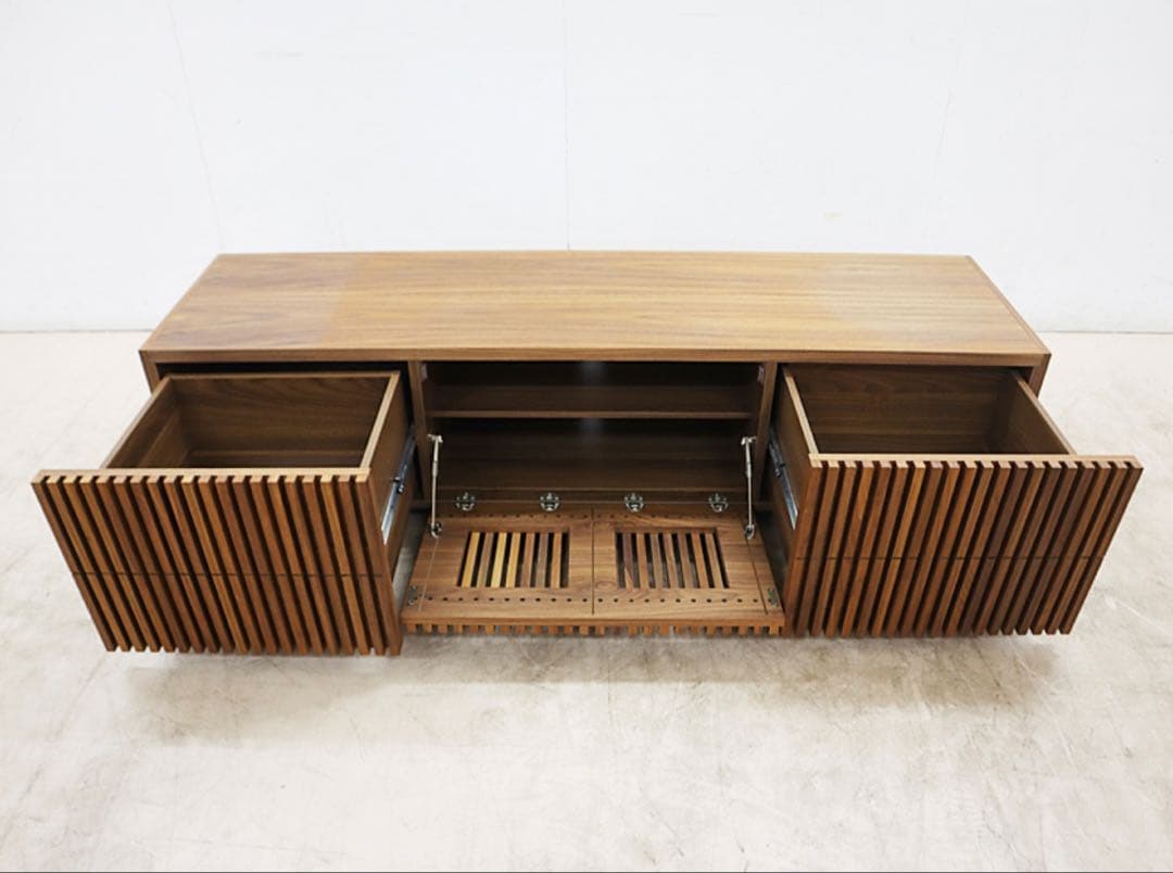 【美品】アルモニア lussy ウォールナット テレビボードテレビ台 TVボード