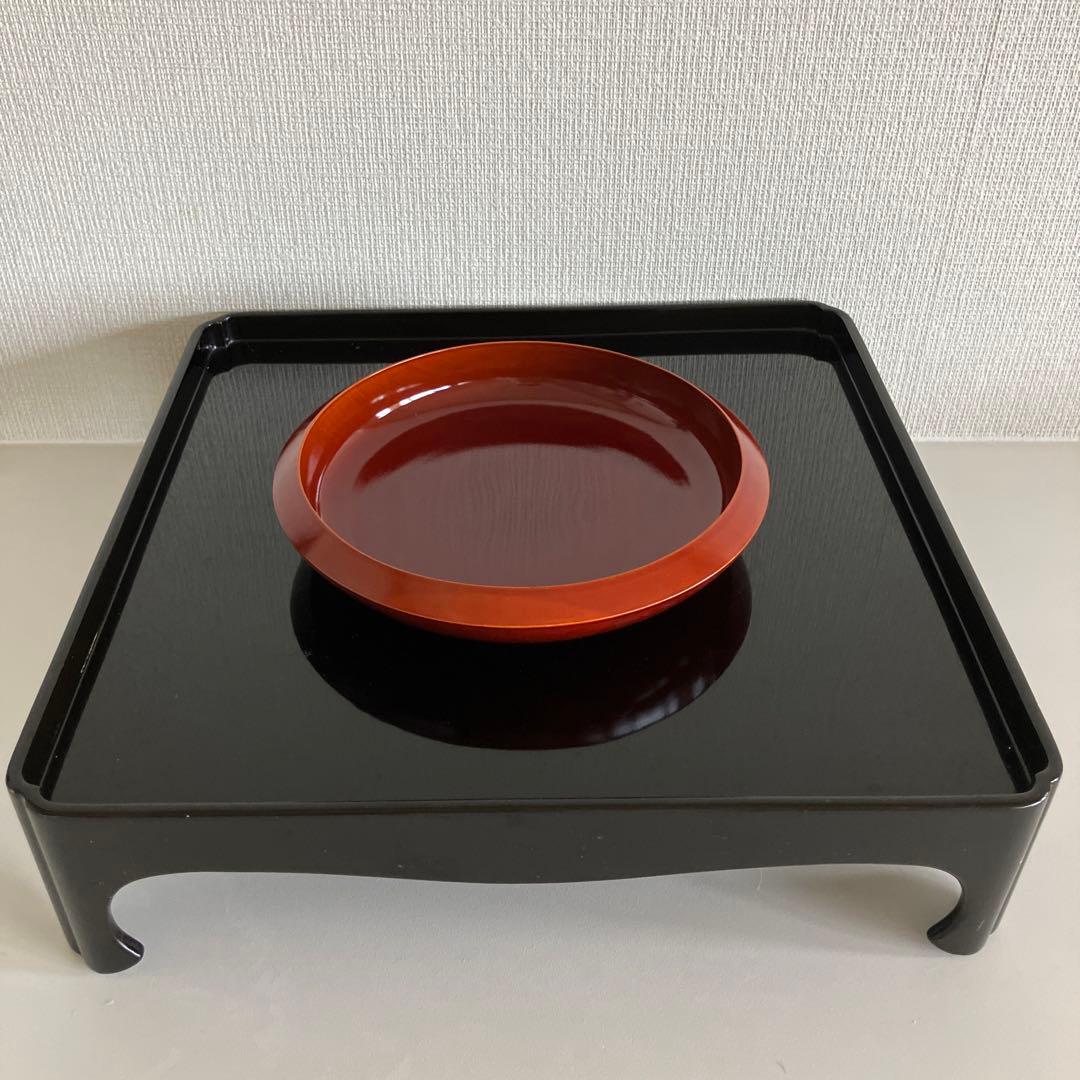 飛騨春慶　飛騨高山 春慶塗 鉄鉢6号 天然木　中山漆器　5客