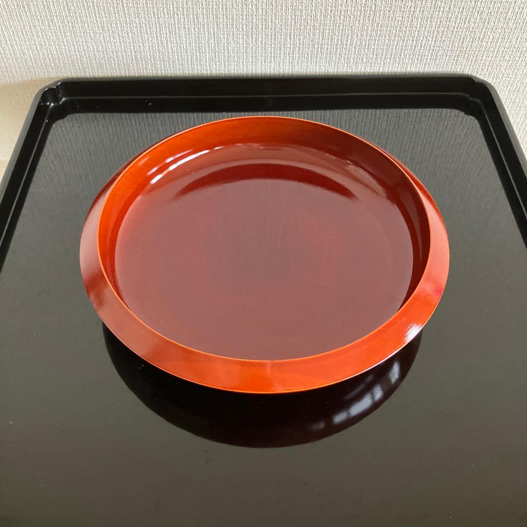 飛騨春慶　飛騨高山 春慶塗 鉄鉢6号 天然木　中山漆器　5客