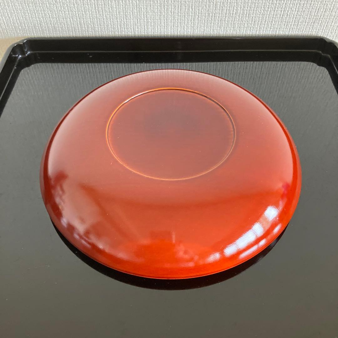 飛騨春慶　飛騨高山 春慶塗 鉄鉢6号 天然木　中山漆器　5客