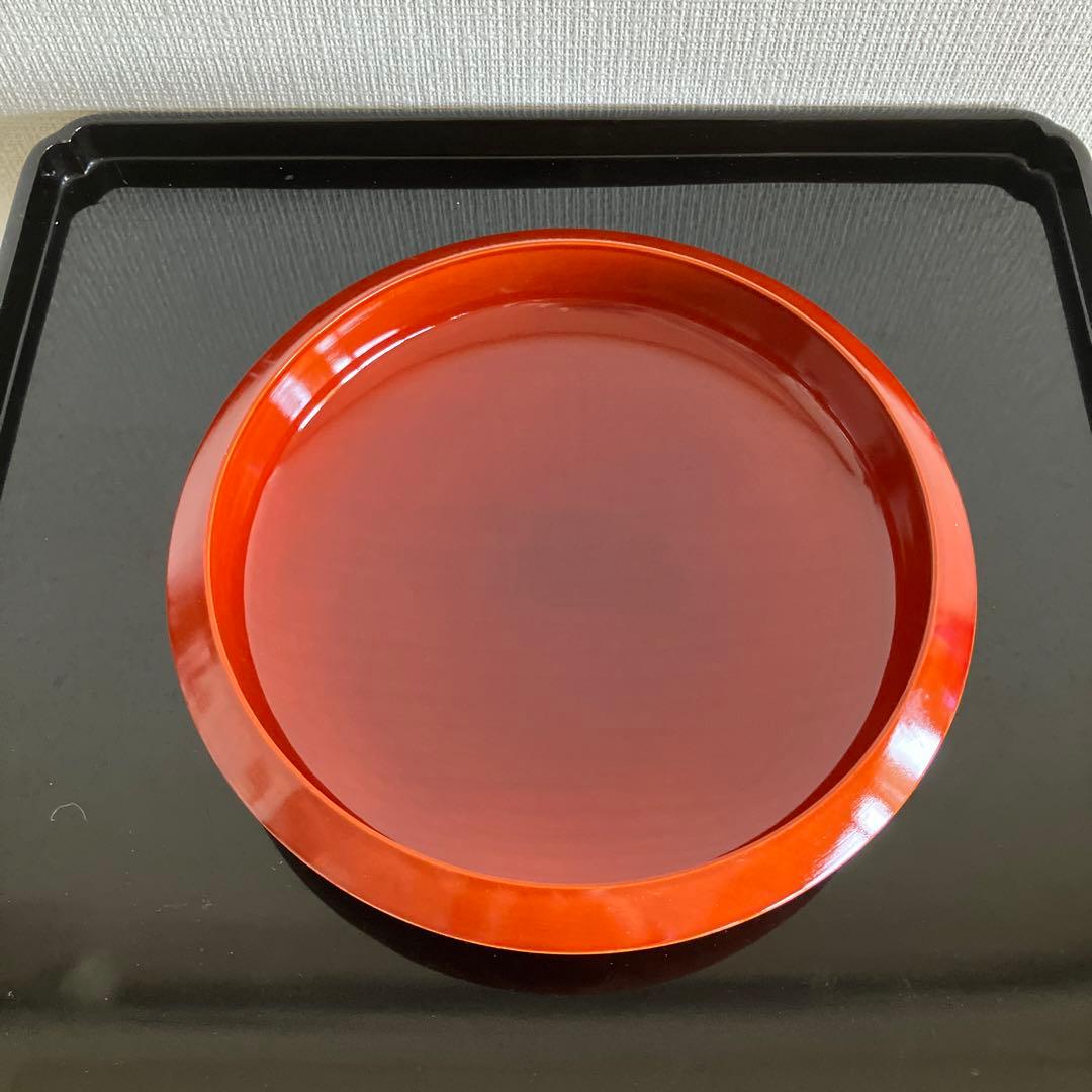 飛騨春慶　飛騨高山 春慶塗 鉄鉢6号 天然木　中山漆器　5客