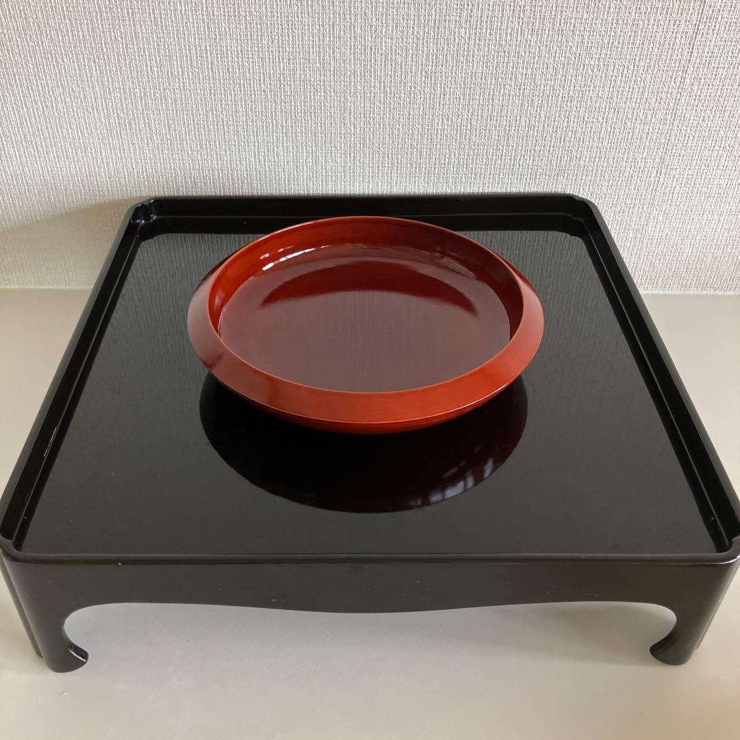 飛騨春慶　飛騨高山 春慶塗 鉄鉢6号 天然木　中山漆器　5客