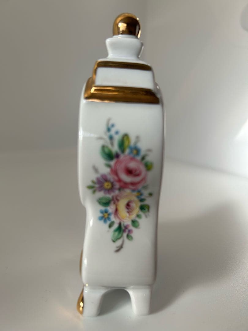 【稼動品】リモージュ置き時計　22K GOLD　フランス製