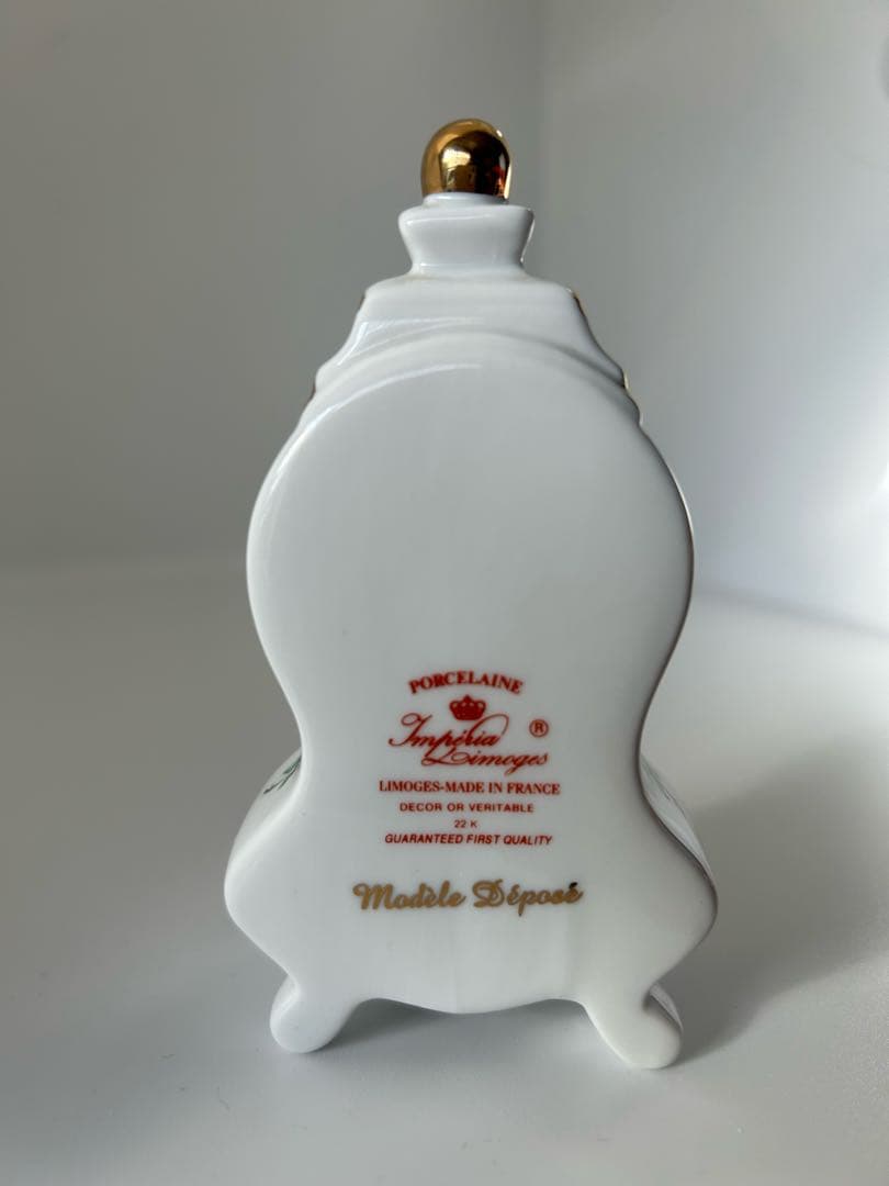 【稼動品】リモージュ置き時計　22K GOLD　フランス製