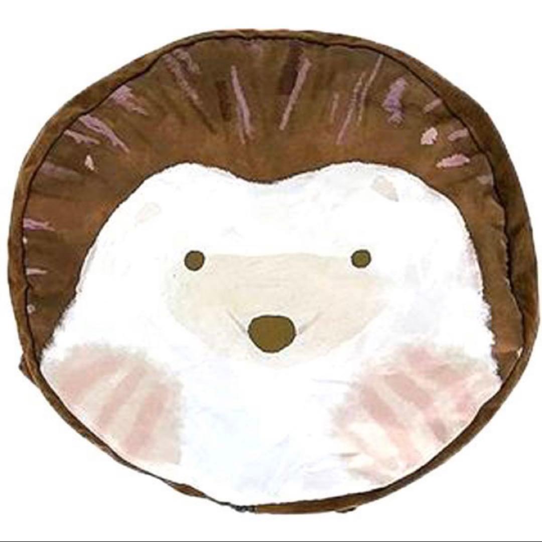 おふとんクッション おかおゴロン 丸 掛け布団収納袋 Y-GFC-OGMS-BR