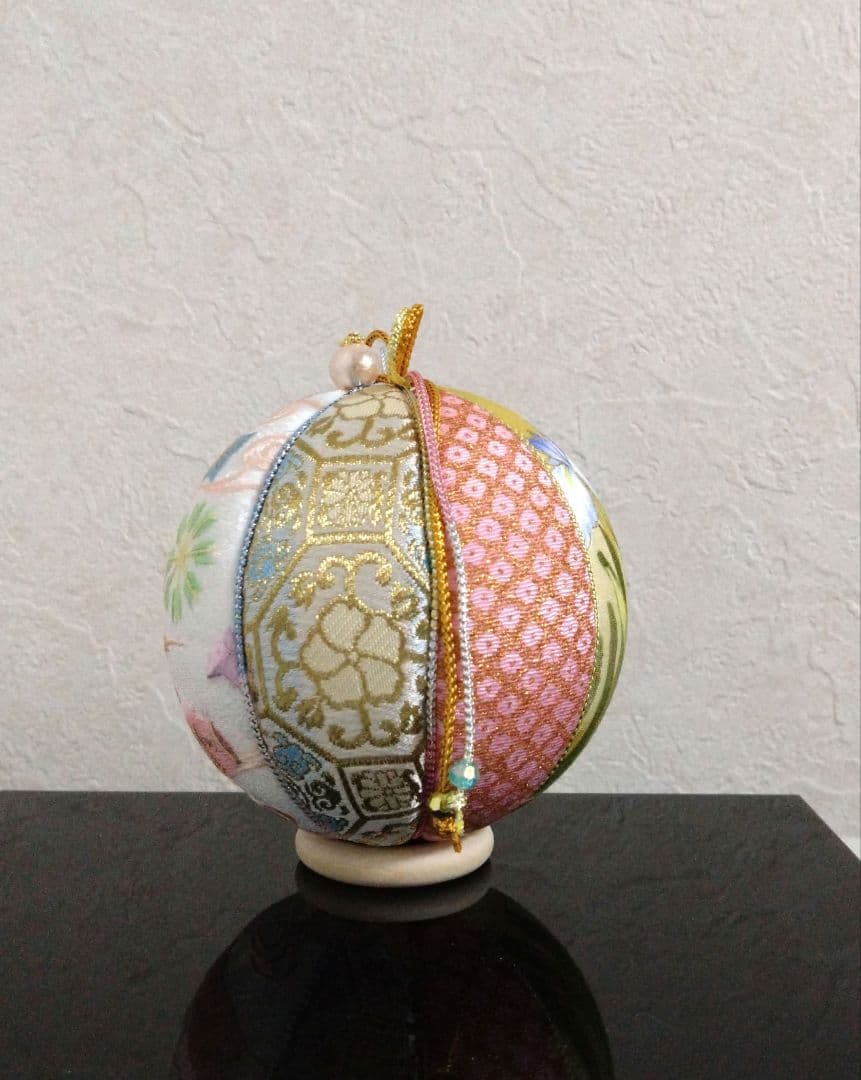 meyu 手鞠 手毬  刺繍端午の節句No8鯉のぼり 菖蒲 ハンドメイド