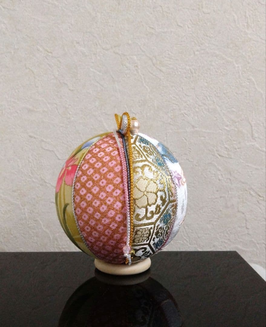 meyu 手鞠 手毬  刺繍端午の節句No8鯉のぼり 菖蒲 ハンドメイド