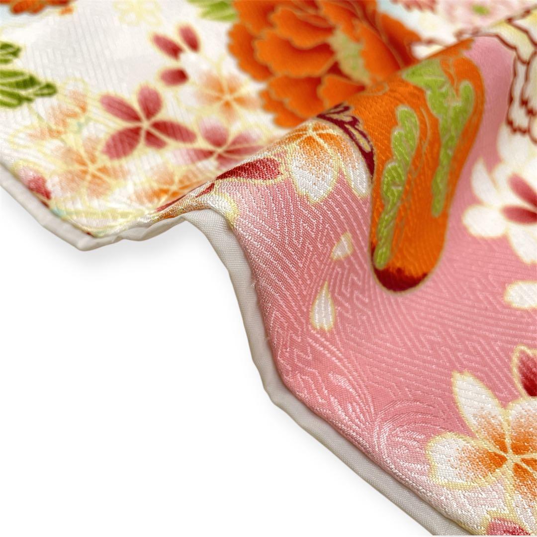 ◎mk-2229　女児　七五三　着物・襦袢・被布・小物 6点セット　3歳　3-3