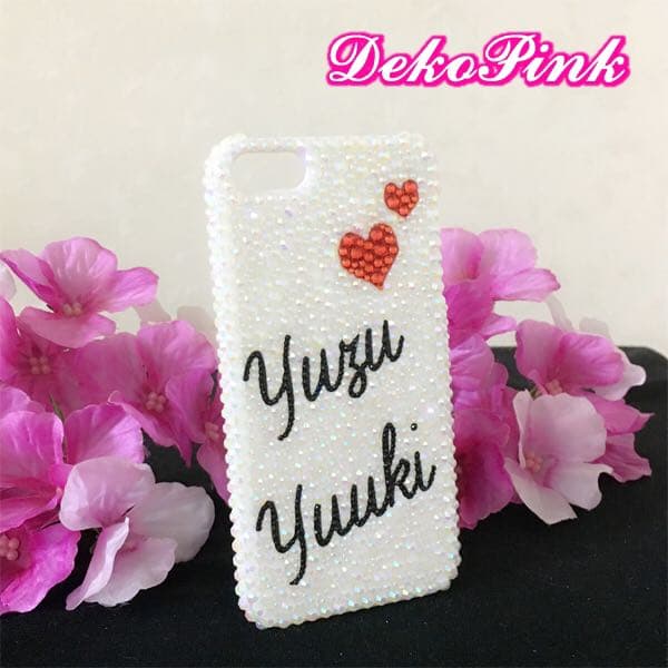 お名前デコ デコ電オーダー ケース カバー スマホケース オーダーメイド