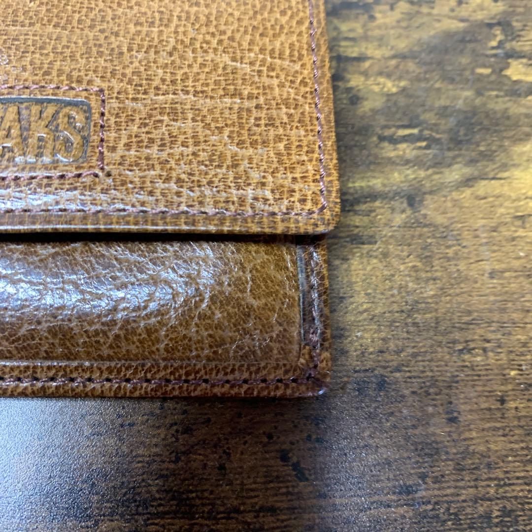 3F 【希少/英国ブランド】DAKS ダックス ケース 小銭入れ ブラウン