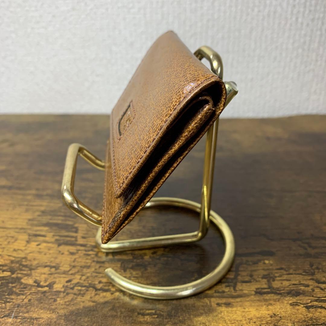 3F 【希少/英国ブランド】DAKS ダックス ケース 小銭入れ ブラウン