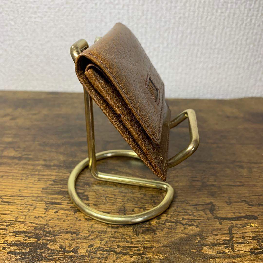 3F 【希少/英国ブランド】DAKS ダックス ケース 小銭入れ ブラウン