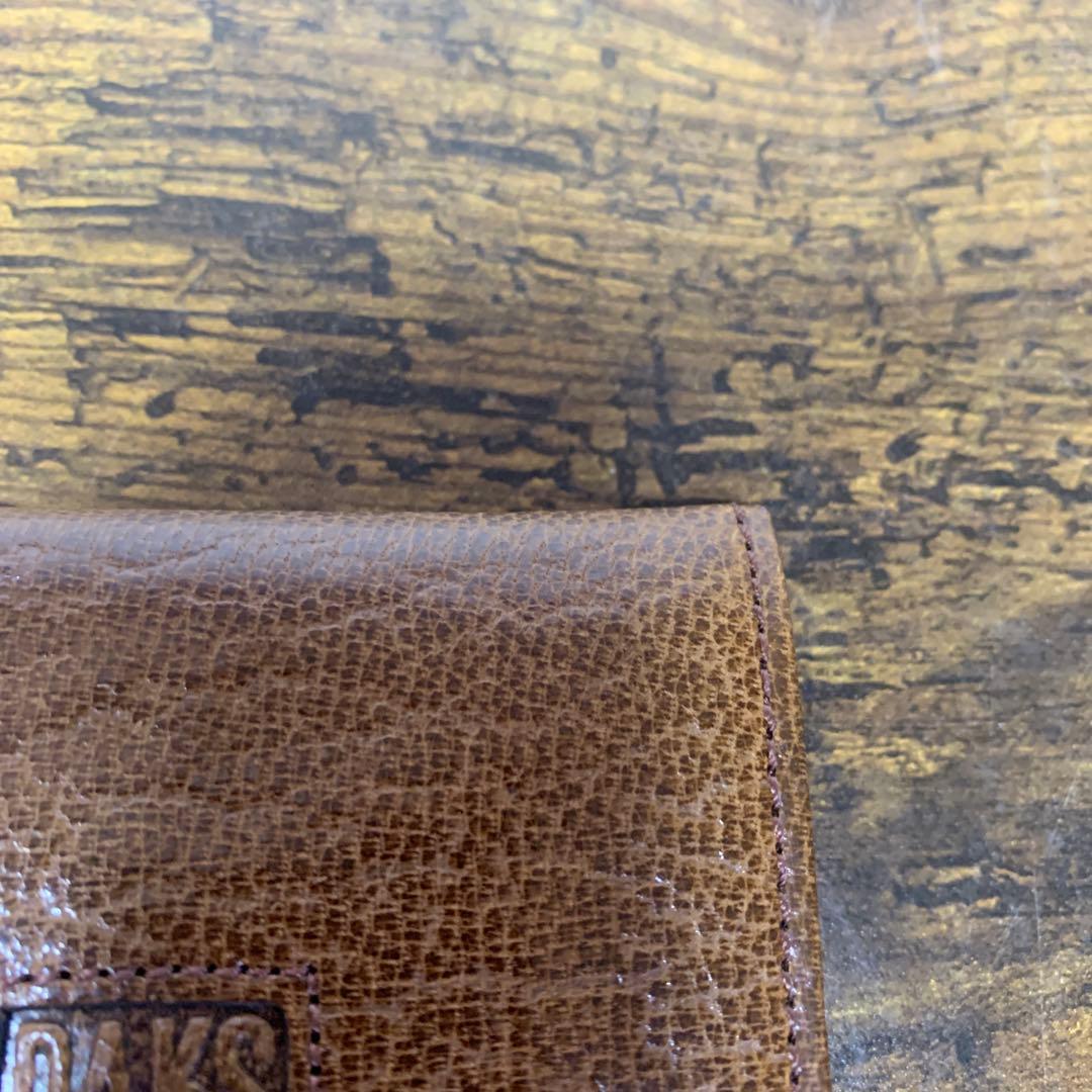 3F 【希少/英国ブランド】DAKS ダックス ケース 小銭入れ ブラウン