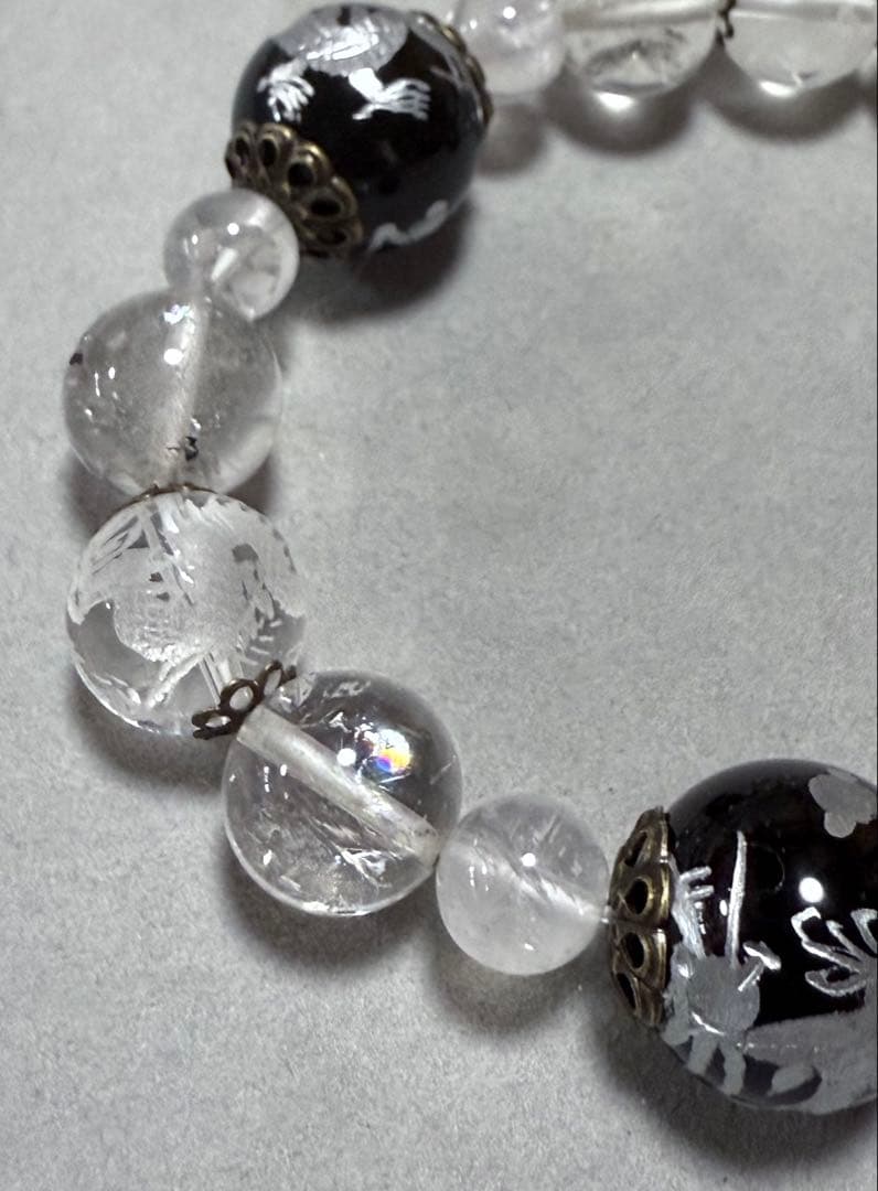 【御守り・恋愛】龍神ブレスレット［天然石］【龍珠や】内径約17.5cm〜