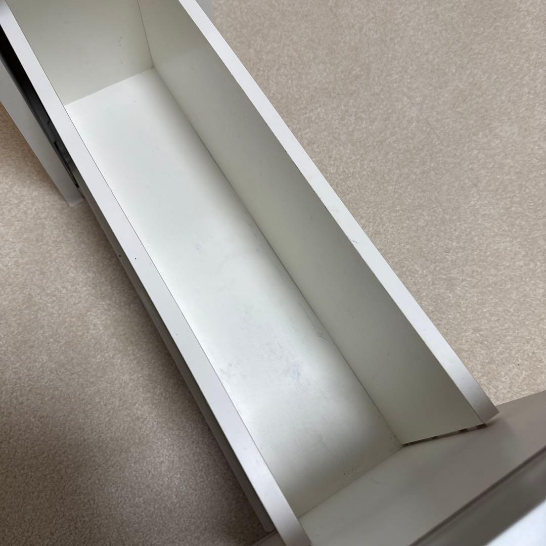 ダブルステンレス天板引き出し収納 20cm幅