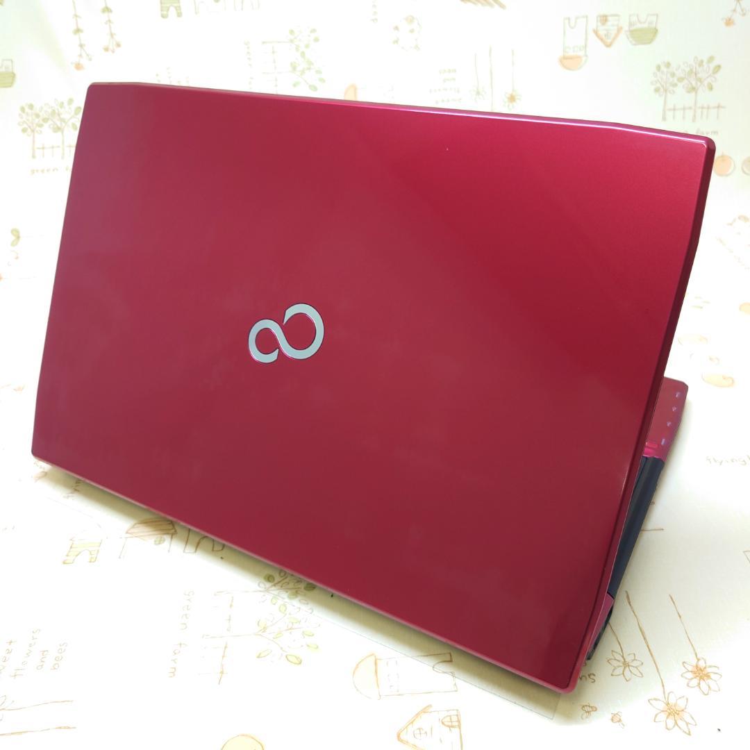 k*a様 Windows11 オフィス付き 新品SSD i7 赤ノートパソコン