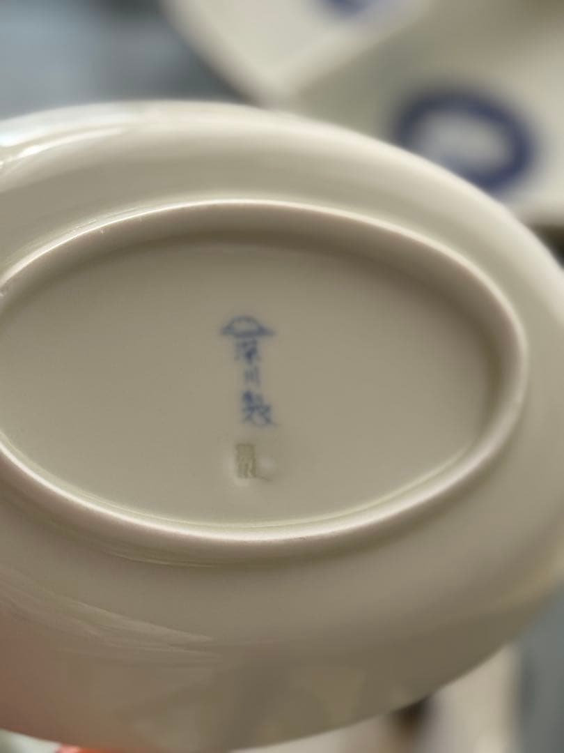 二つ仕切り皿 ウサギデザイン2個セット