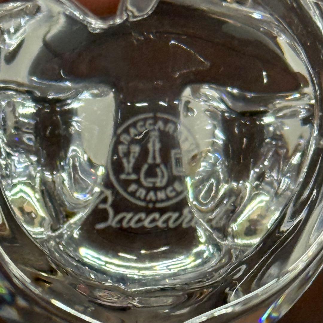H19KZ13a 美品 Baccarat バカラ 招き猫 クリア
