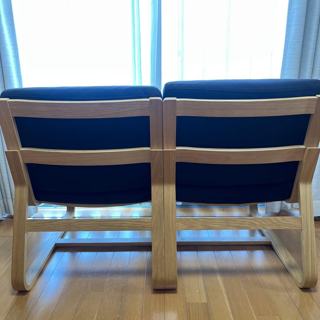 【無印良品】リビングでもダイニングでもつかえるソファチェア（2脚セット）