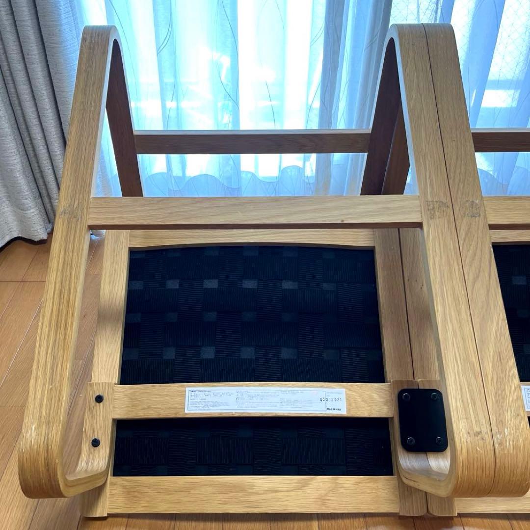 【無印良品】リビングでもダイニングでもつかえるソファチェア（2脚セット）