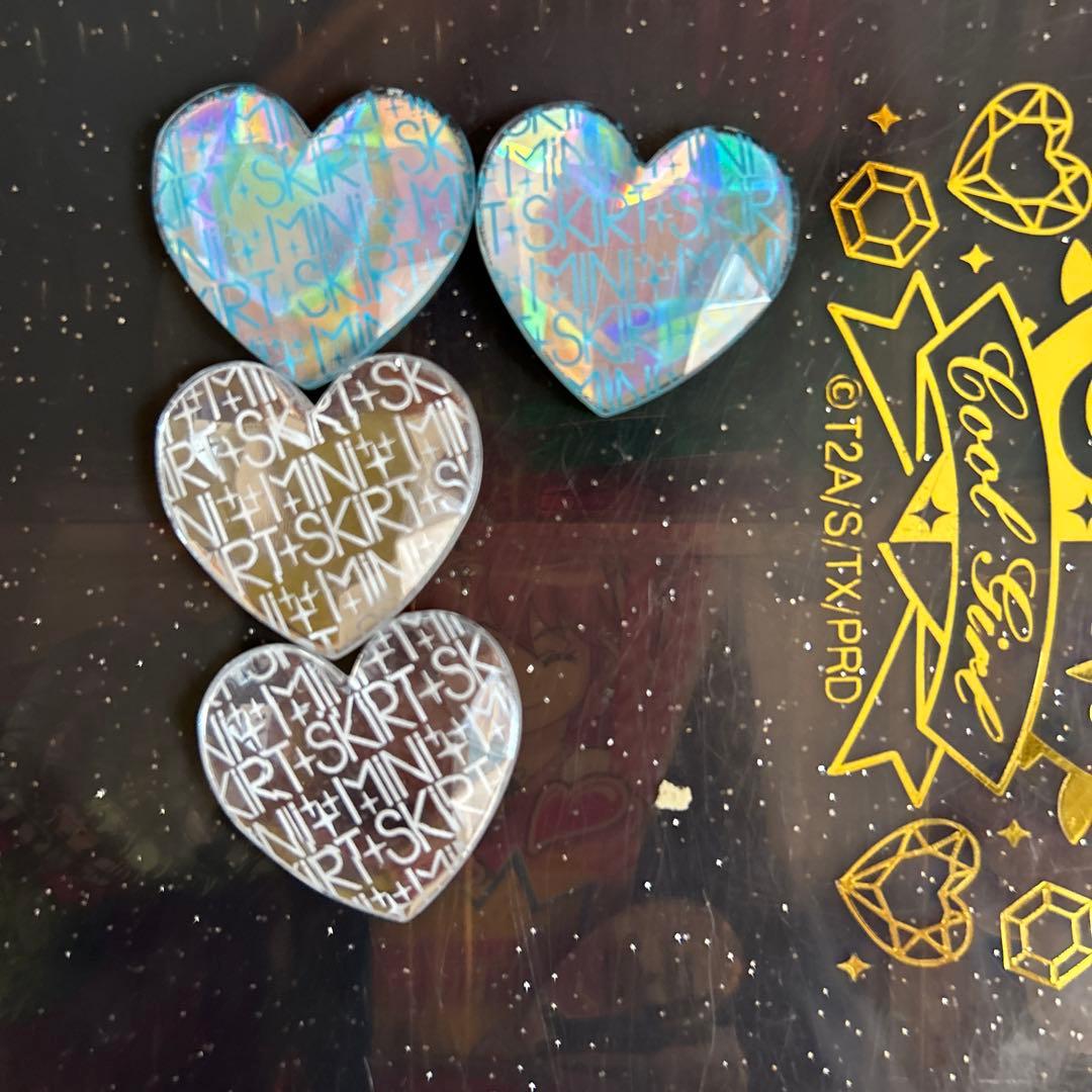 プリズムストーン　4個　ミニスカート