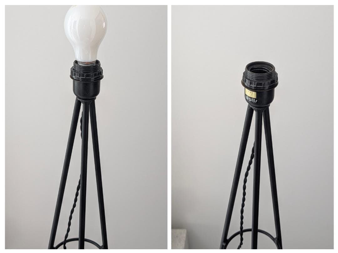 USED アイアン×ツイード スタンドライト フロアランプ ミッドセンチュリー