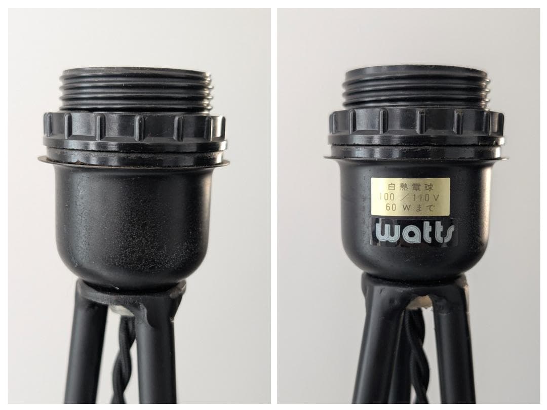 USED アイアン×ツイード スタンドライト フロアランプ ミッドセンチュリー