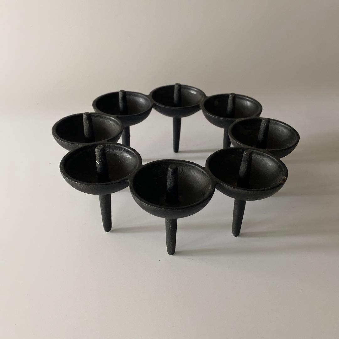 Dansk キャンドルホルダー ダンスク 鉄 iron 燭台 ろうそく立て