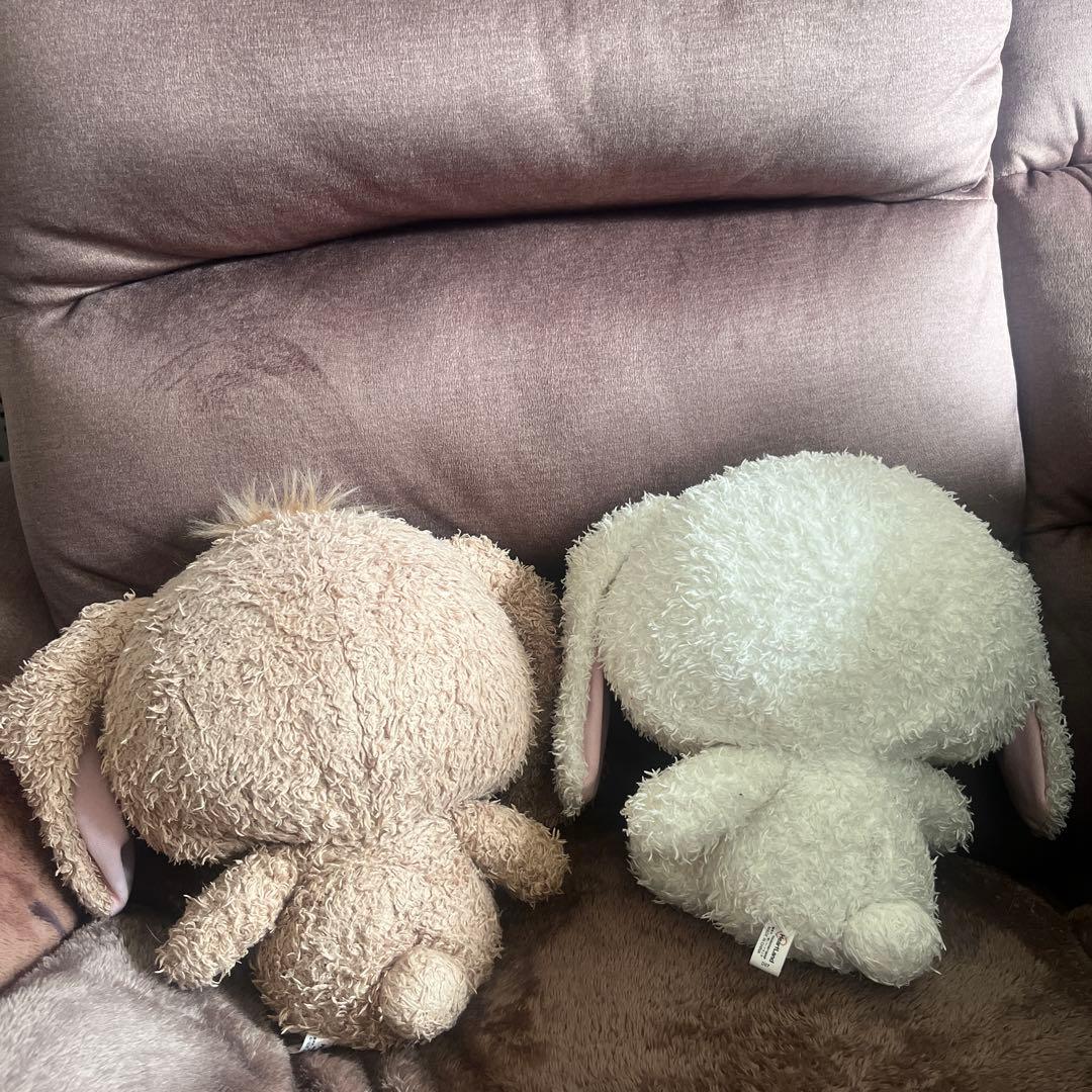 【値下げ可能‼️】シュガーバニーズ　ぬいぐるみ　くろうさ　しろうさ　サンリオ　レア