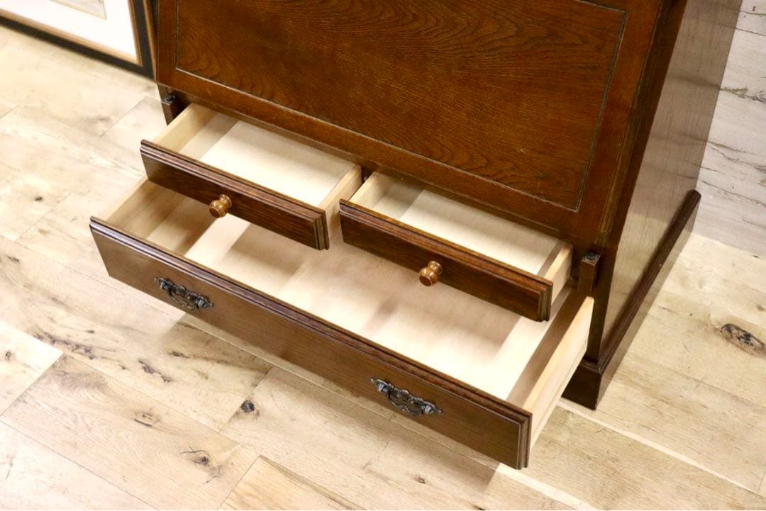 GMGS315○越後民芸 ライティングビューロー 座ビューロー ライティングデ