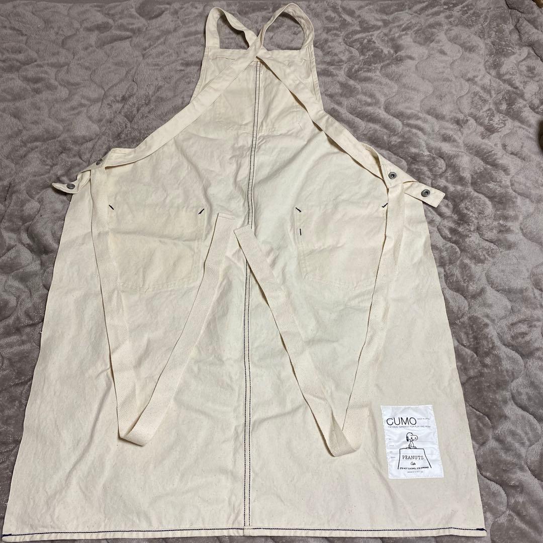 【激レア】スヌーピー×CUMO 刺繍 エプロン