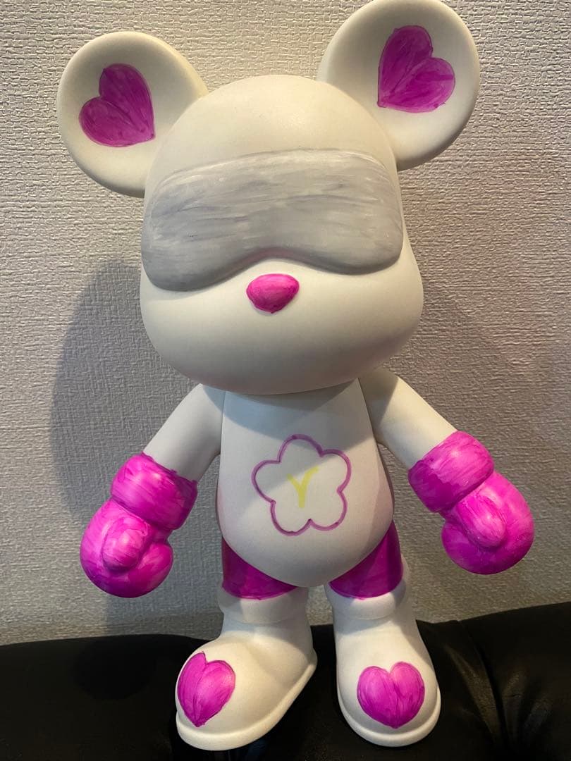 3D ダイアモンドアート　くま　ボクサーボクシング　ベア　テディベア　ピンク