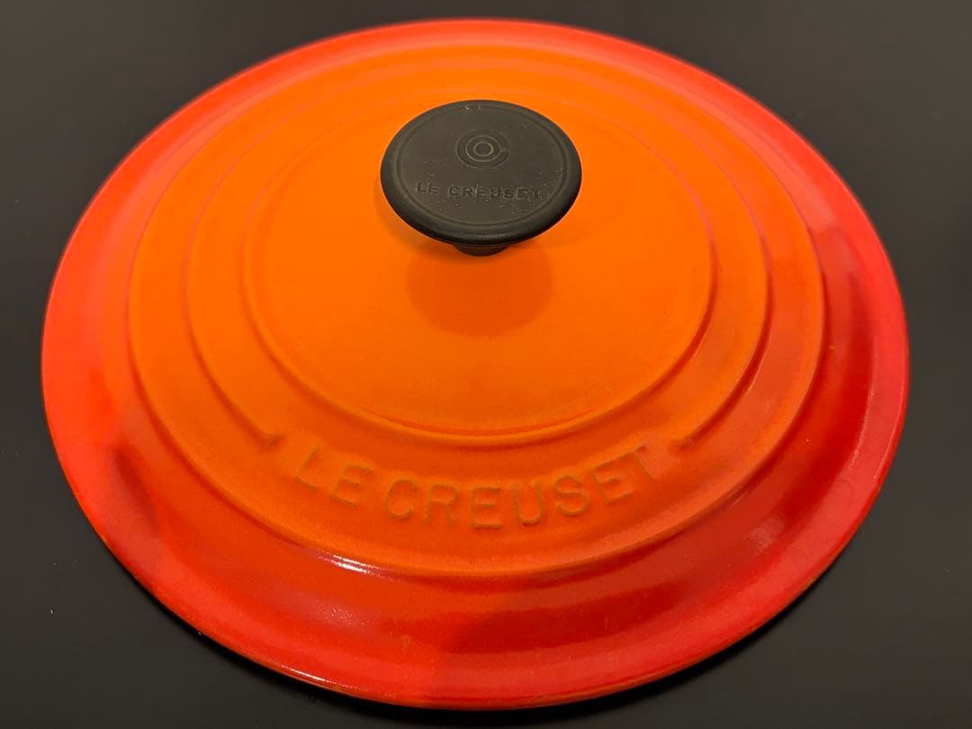【Le Creuset(ル・クルーゼ)】ココット・ロンド 20 cm オレンジ
