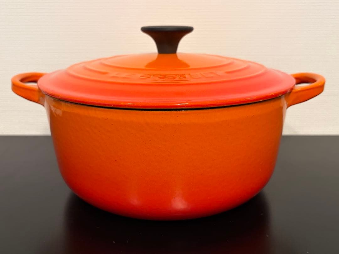 【Le Creuset(ル・クルーゼ)】ココット・ロンド 20 cm オレンジ