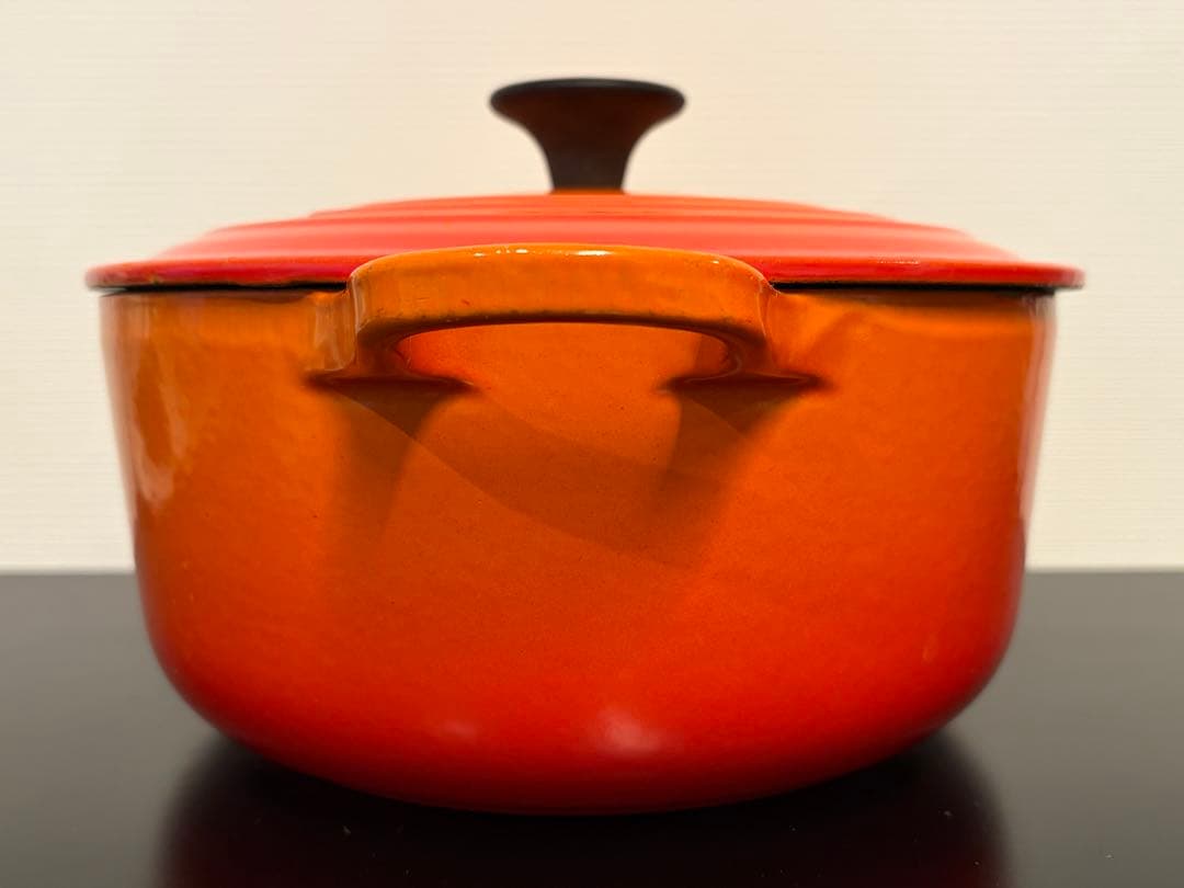 【Le Creuset(ル・クルーゼ)】ココット・ロンド 20 cm オレンジ