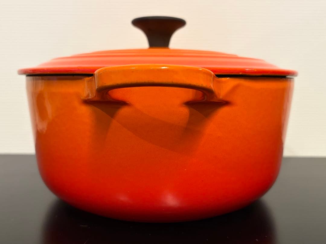 【Le Creuset(ル・クルーゼ)】ココット・ロンド 20 cm オレンジ