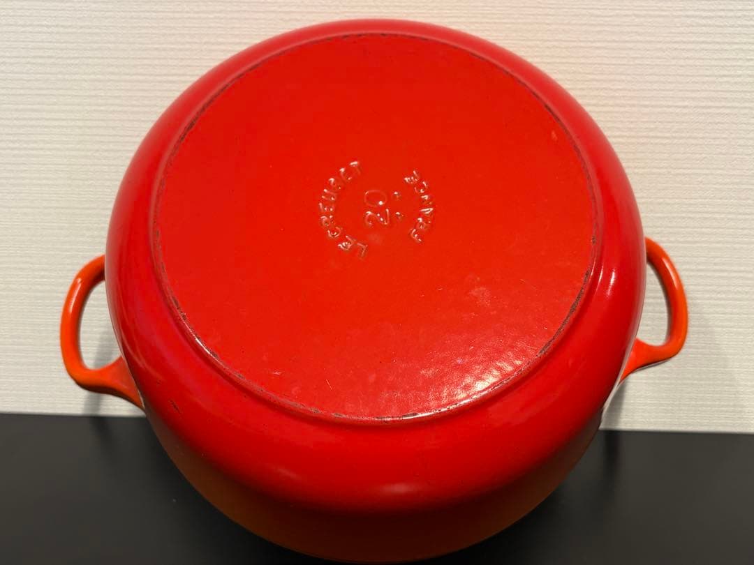 【Le Creuset(ル・クルーゼ)】ココット・ロンド 20 cm オレンジ