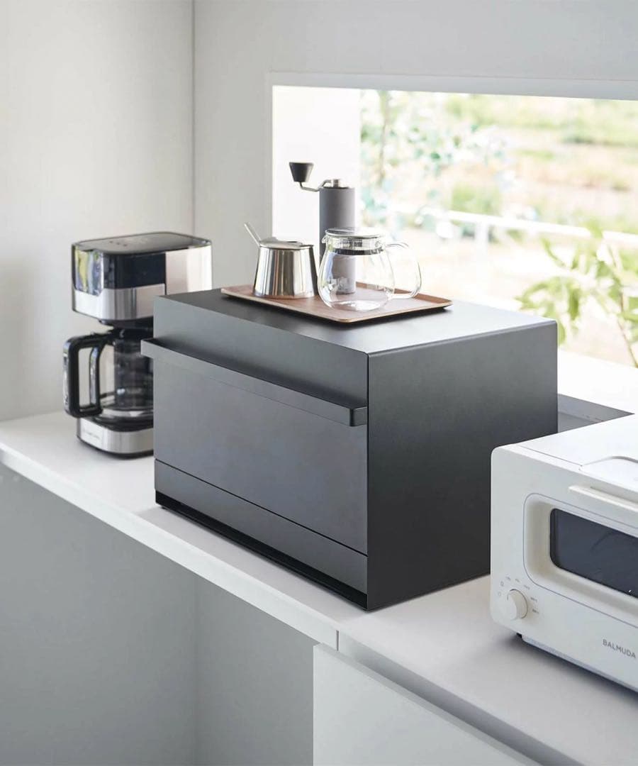 【エリツィン⭐︎ 様】tower ブレッドケース　引き出し付き　ブラック