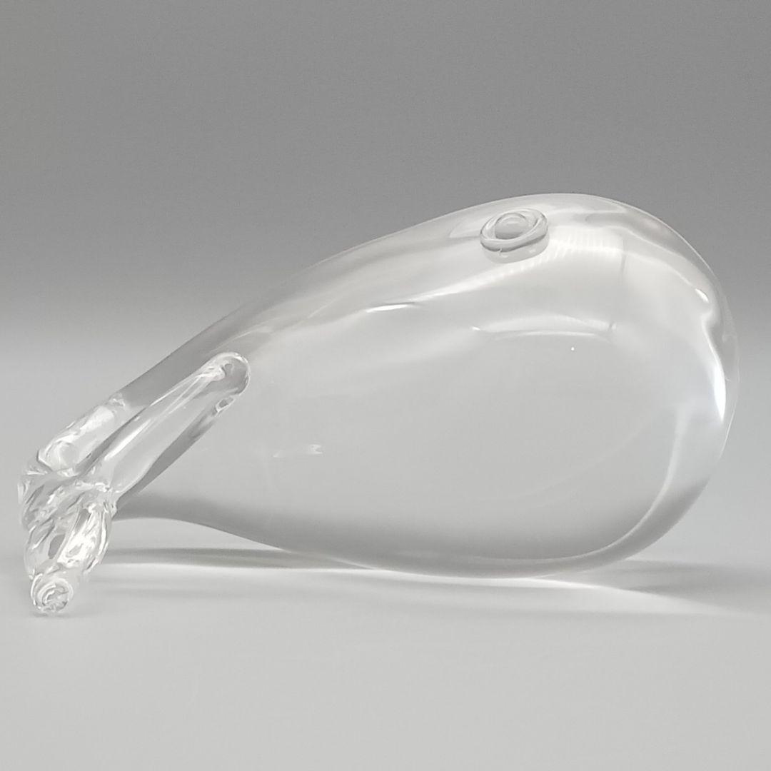 STEUBEN スチューベン ガラス オブジェ ペーパーウェイト くじら