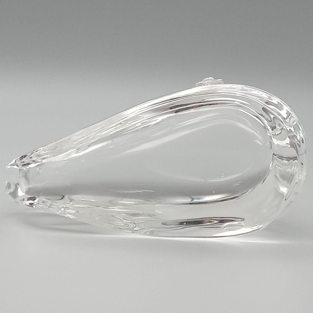 STEUBEN スチューベン ガラス オブジェ ペーパーウェイト くじら