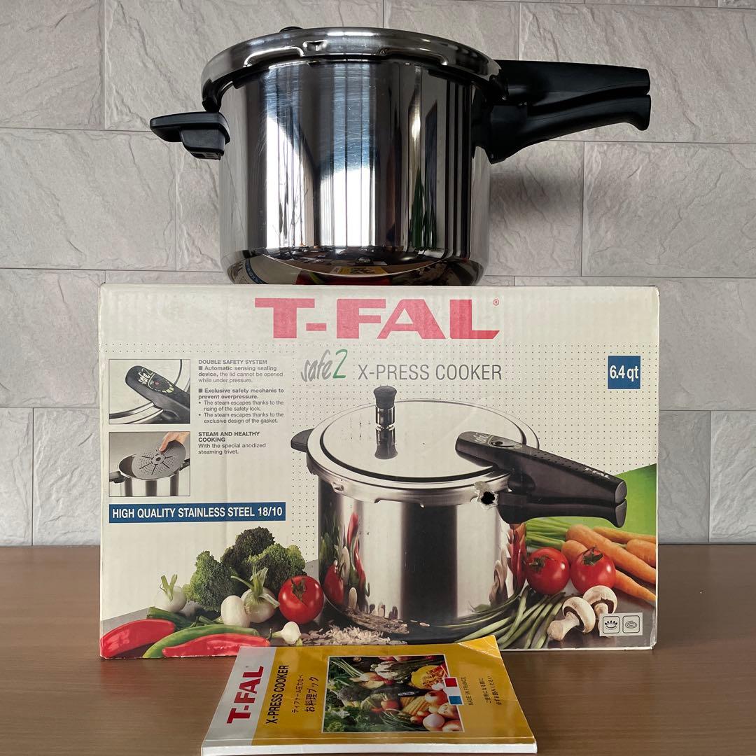 ティファール 圧力鍋 X PRESS COOKER 6L 説明書 専用箱付き