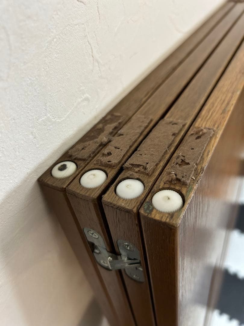 美品　希少　カンディーハウス　パーテーション　パーティション　4連　間仕切り