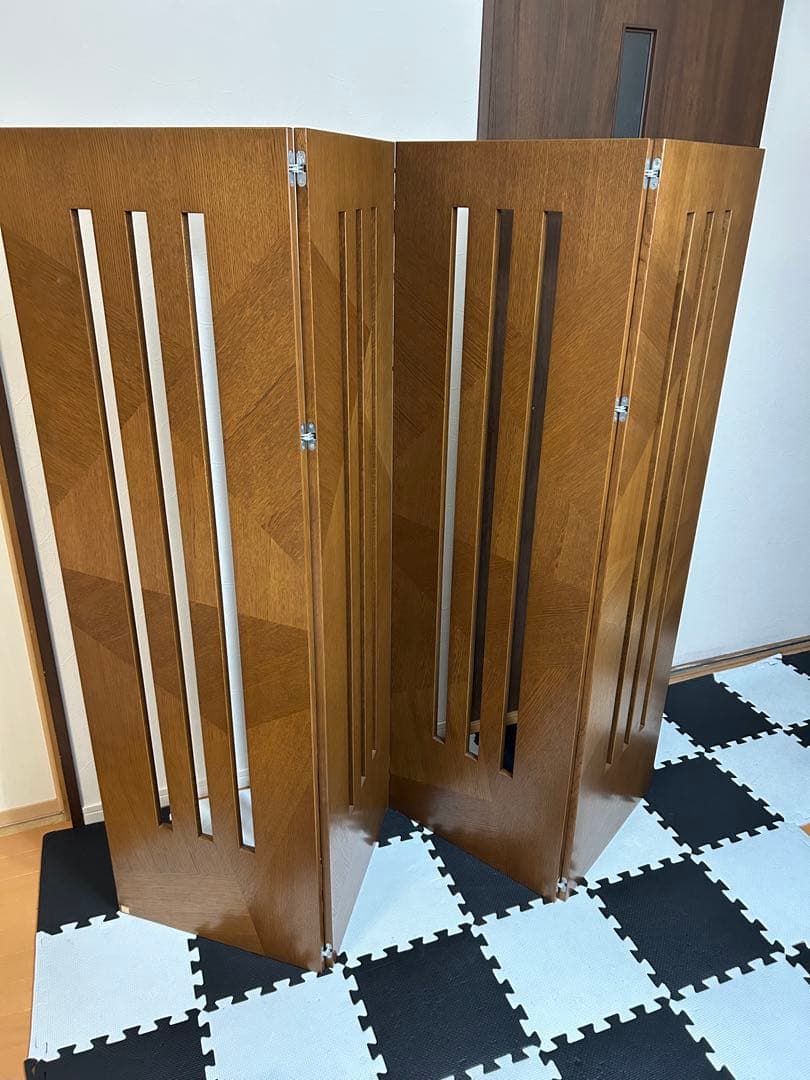 美品　希少　カンディーハウス　パーテーション　パーティション　4連　間仕切り