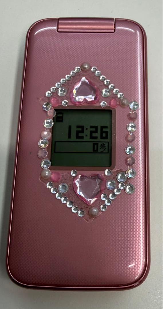 docomo らくらくホン　F-02J 本体　純正充電器とACアダプターのセット