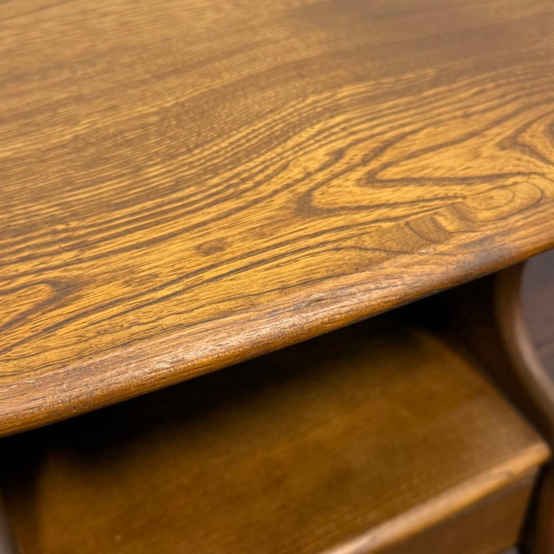 H22K27 カリモク オールドカリモク 電話台 クラシック FAX台 飾り台