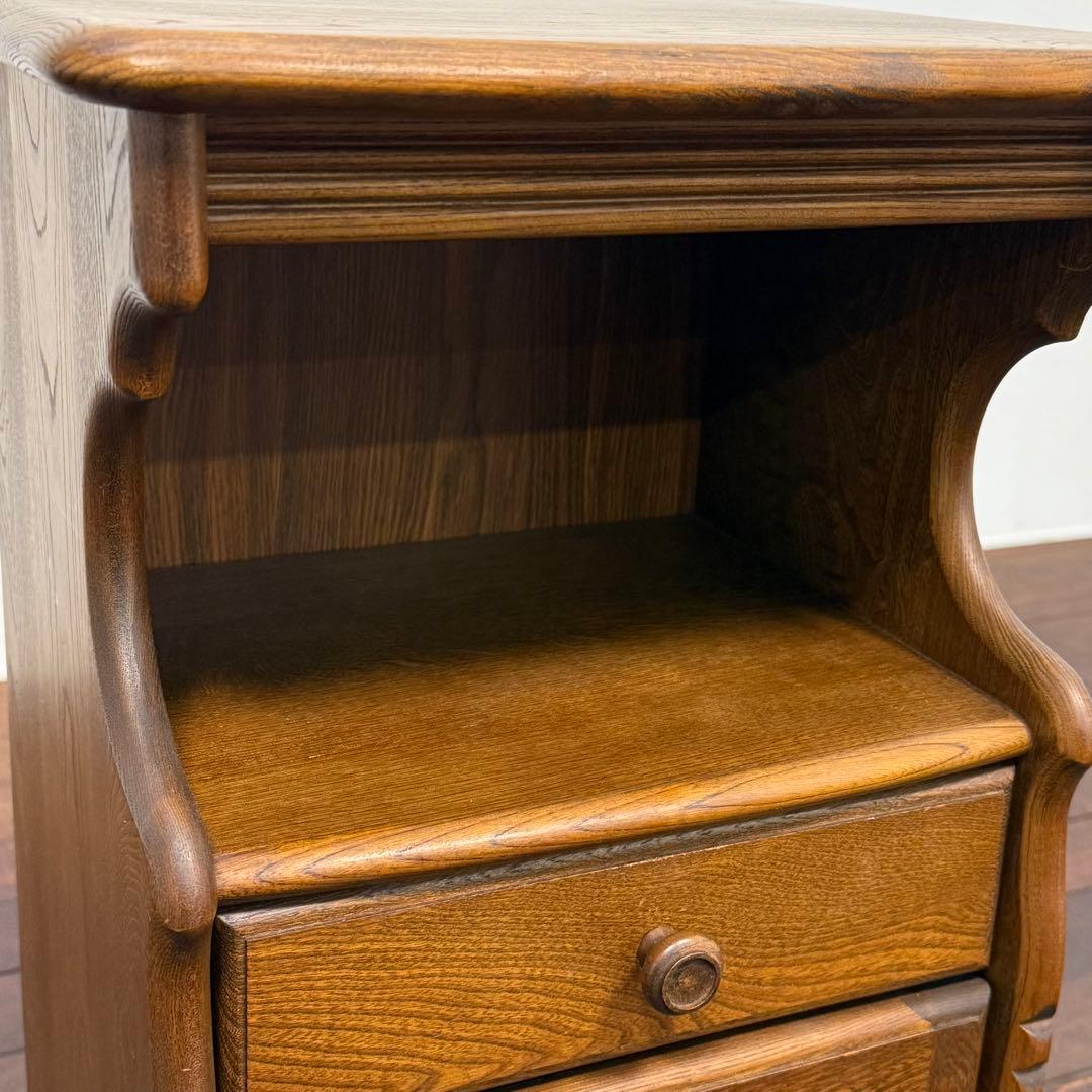 H22K27 カリモク オールドカリモク 電話台 クラシック FAX台 飾り台