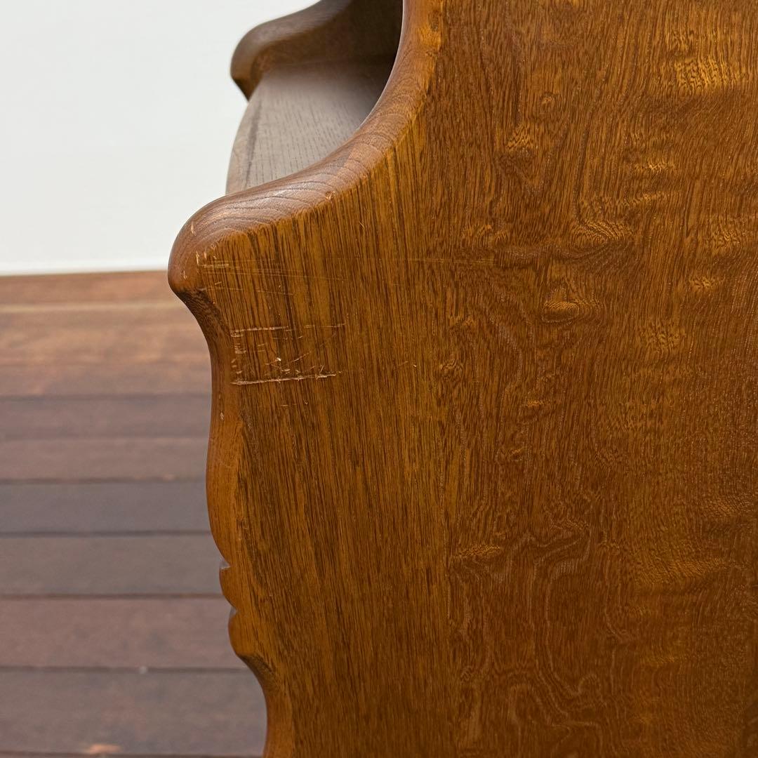 H22K27 カリモク オールドカリモク 電話台 クラシック FAX台 飾り台