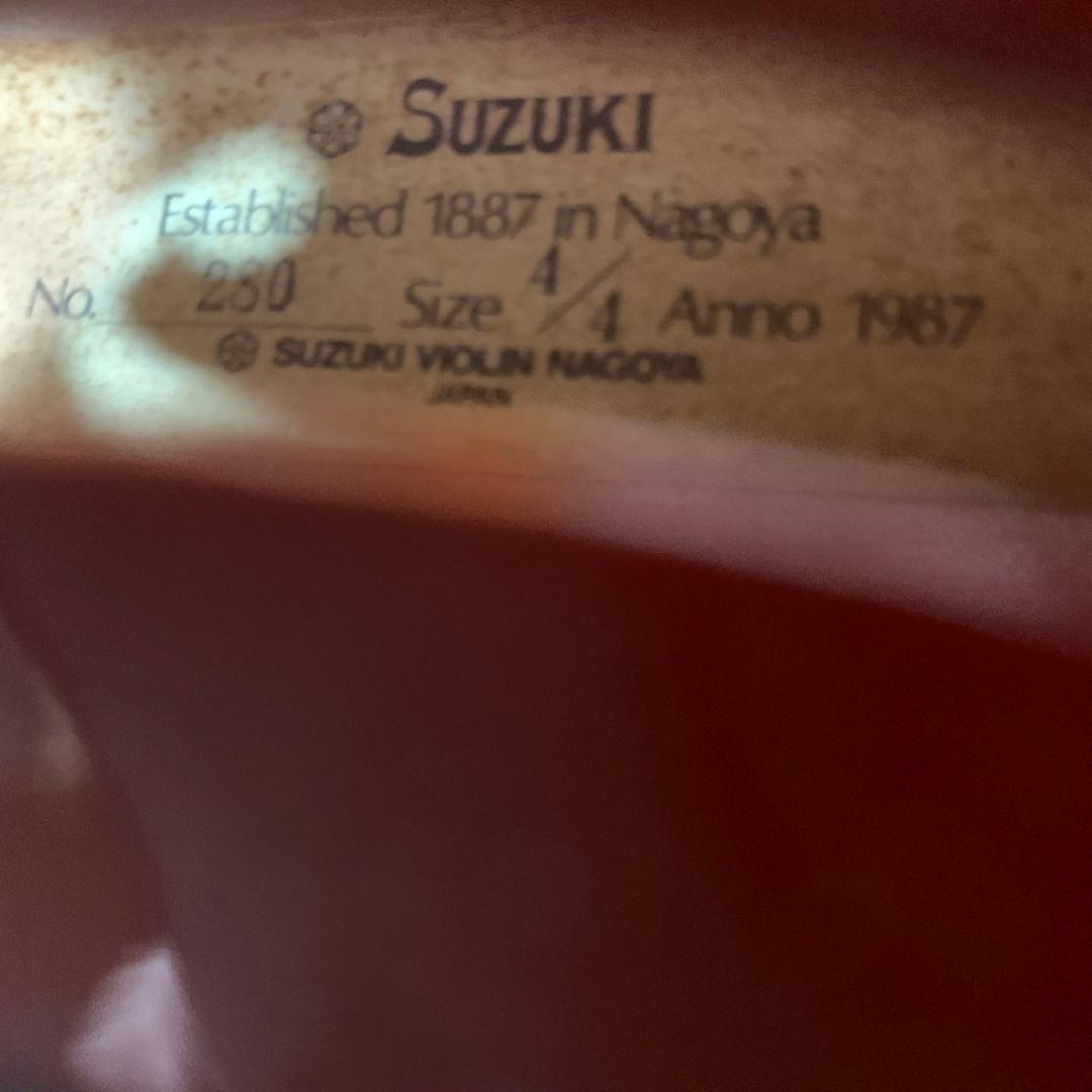 K430 SUZUKI バイオリン No.280 4/4サイズ ハードケース付き