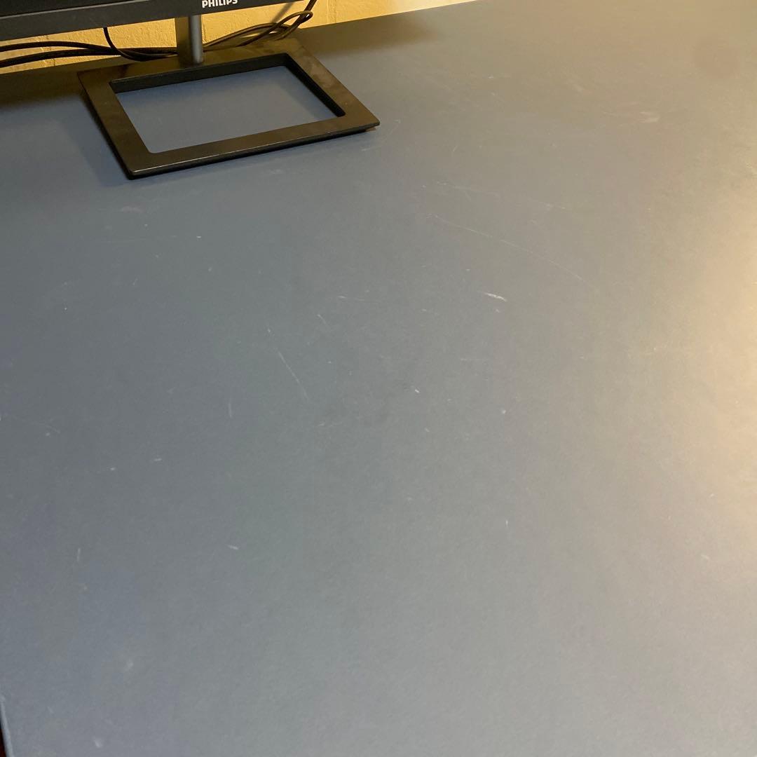 IKEA ベカント 電動昇降式デスク　リノリウムブルー