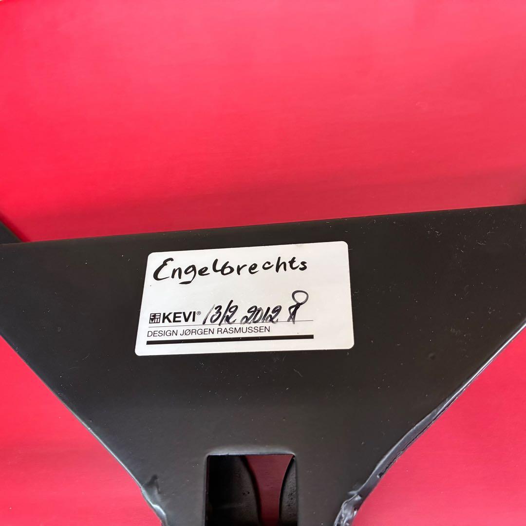 【名作】Engelbrechts KEVIチェア 北欧 デザイナーズチェア 赤